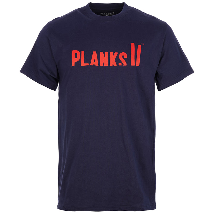Planks Recycled T-Shirt - Men's Dark Navy