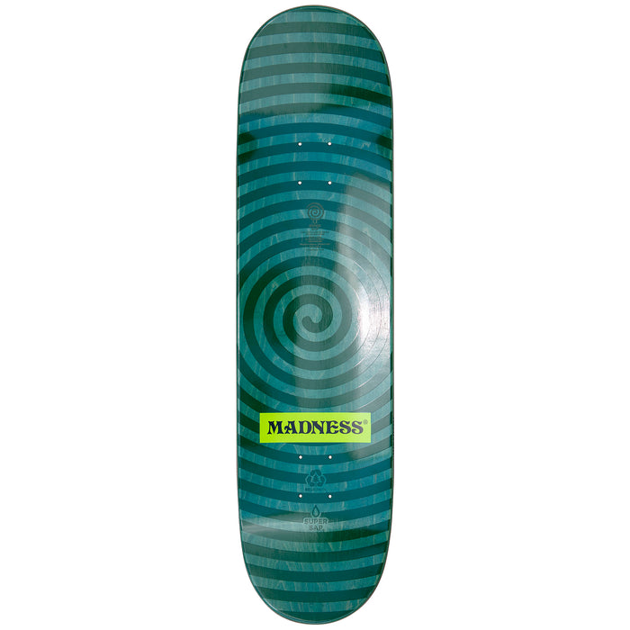 Madness Side Eye Swirls Super Sap R7 8.5 Skateboard Deck