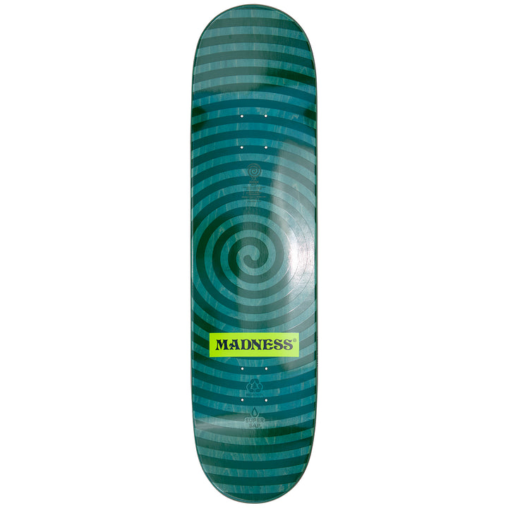 Madness Side Eye Swirls Super Sap R7 8.5 Skateboard Deck
