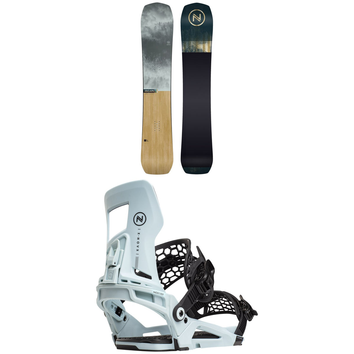 Nidecker Escape Snowboard + Kaon-X Snowboard Bindings 2024