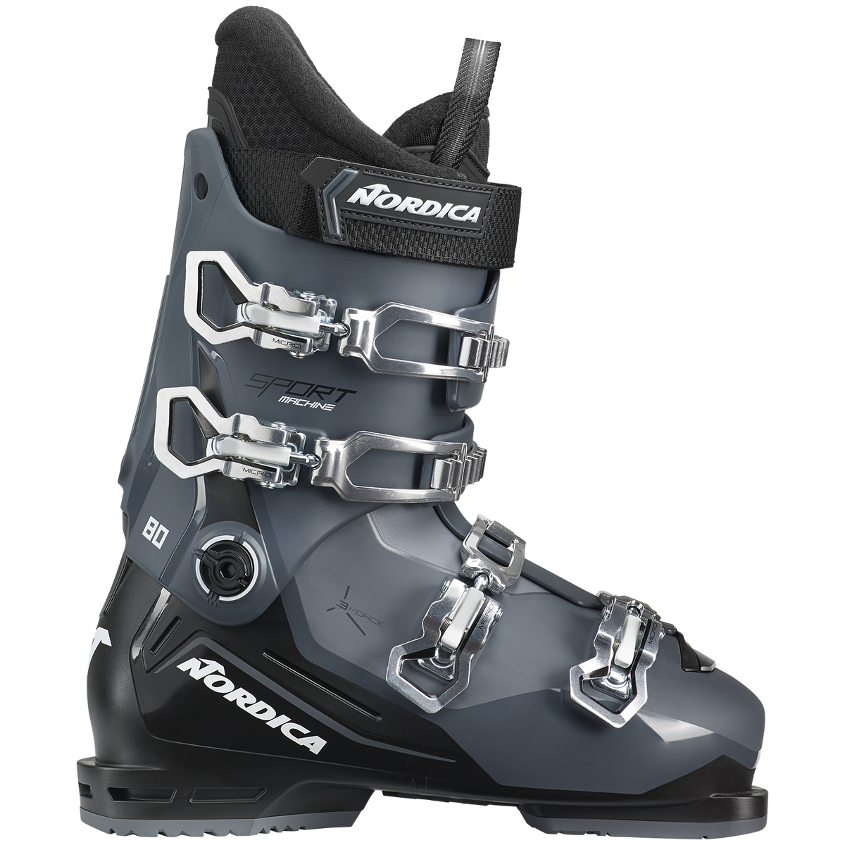 Nordica Sportmachine 3 80 Ski Boots 2025 Anthracite/Black/White