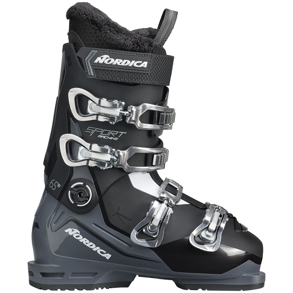 Nordica Sportmachine 3 65 W Ski Boots - Women's 2025 Black/Anthracite/White