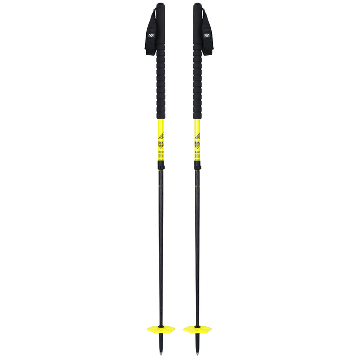 Black Crows Duos Freebird Ski Poles Black/Yellow