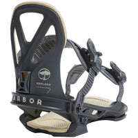Arbor Hemlock LTD Snowboard Bindings 2023 Graphite::Graphite