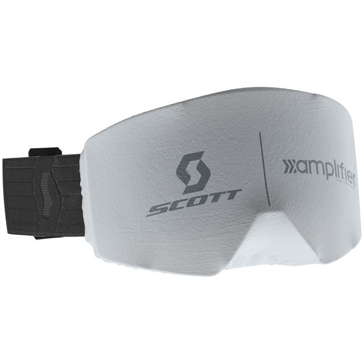 Scott React Goggles Virescent Yellow/Light Grey/Enhancer Aqua Chrome