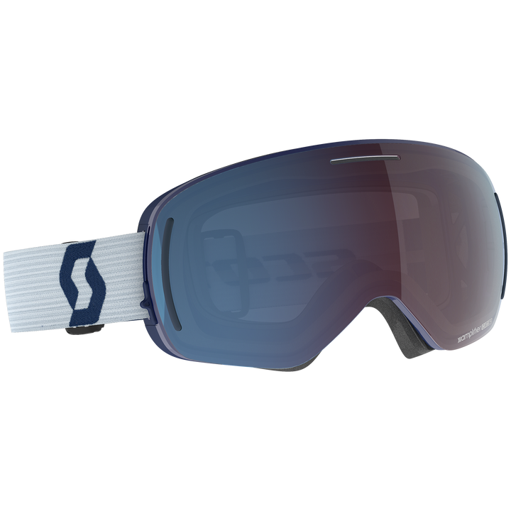 Scott LCG Evo Goggles Dark Blue/Light Grey/Enhancer Blue Chrome