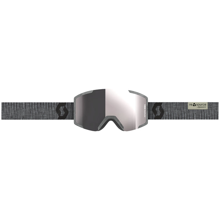 Scott Shield Recycled Goggles Raw Grey/Enhancer Silver Chrome