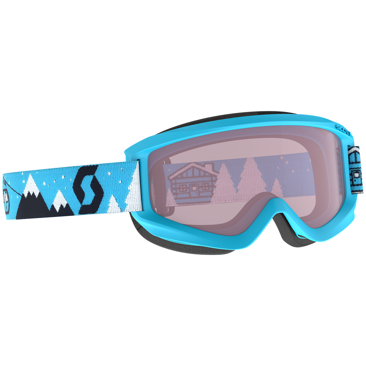 Scott Agent Jr. DL Goggles - Kids' Blue/White/Enhancer
