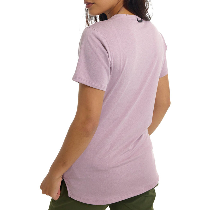 Burton Multipath Essential Tech Short Sleeve Crew T-Shirt - Women's Elderberry Heather