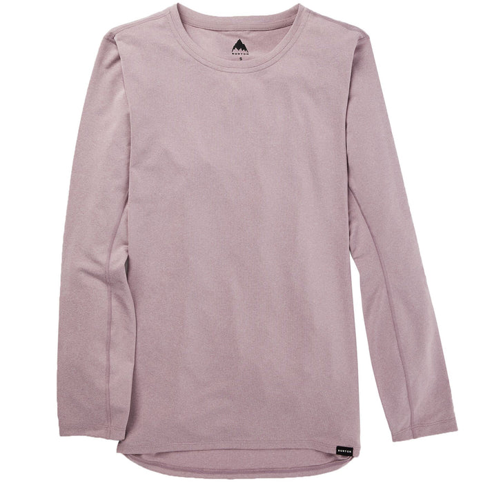 Burton Essential Tech Long Sleeve Crew Top - Women's Elderberry Heather
