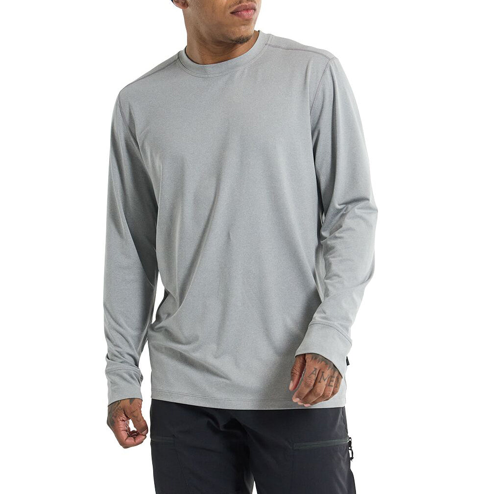 Burton Multipath Essential Tech Long-Sleeve T-Shirt - Men's Sharkskin Heather