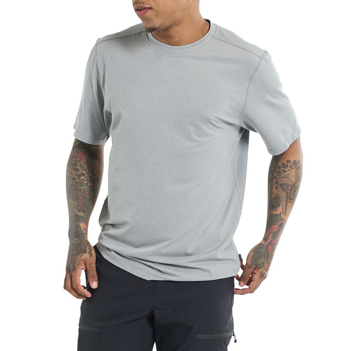 Burton Multipath Essential Tech Short Sleeve T-Shirt - Men's Sharkskin Heather