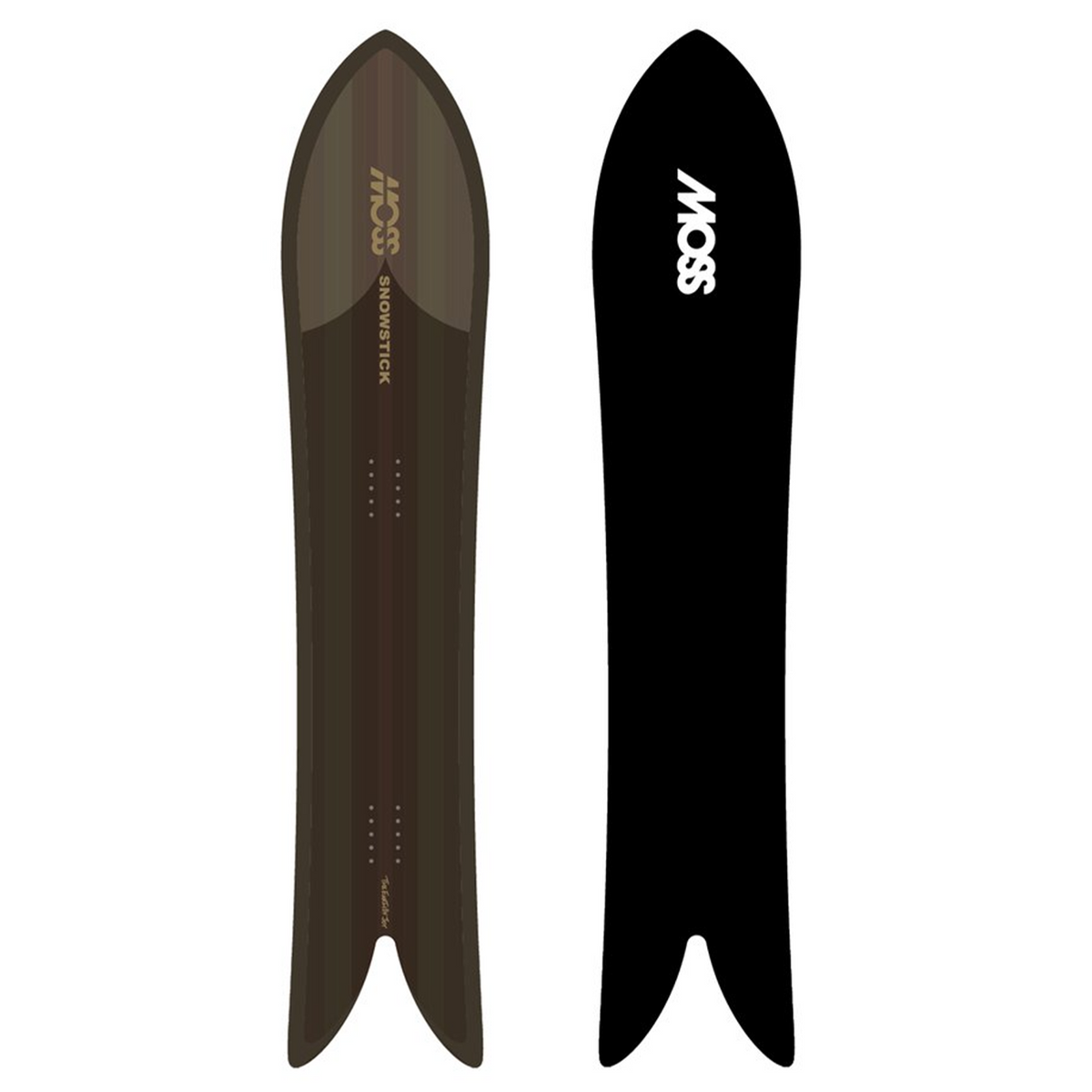 Moss Snowstick Modern Fish Snowboard 2023