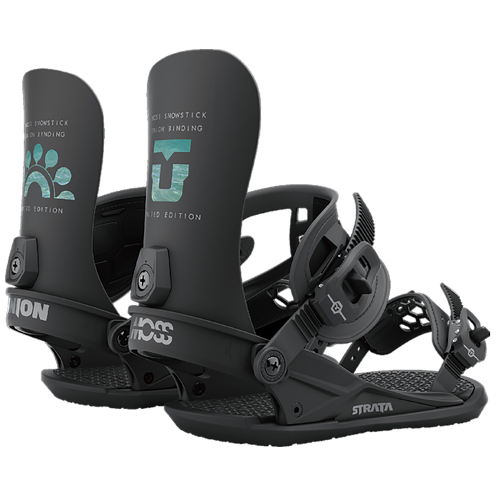 Moss Snowstick x Union Strata Snowboard Bindings 2023