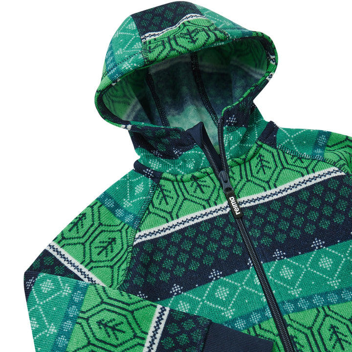 Reima Northern Fleece Sweater - Kids' Cat Eye Green