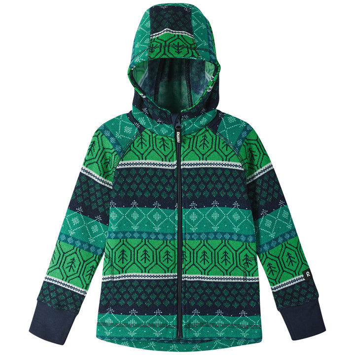 Reima Northern Fleece Sweater - Kids' Cat Eye Green