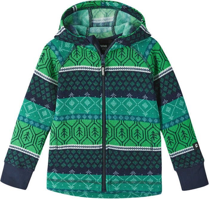 Reima Northern Fleece Sweater - Kids' Cat Eye Green