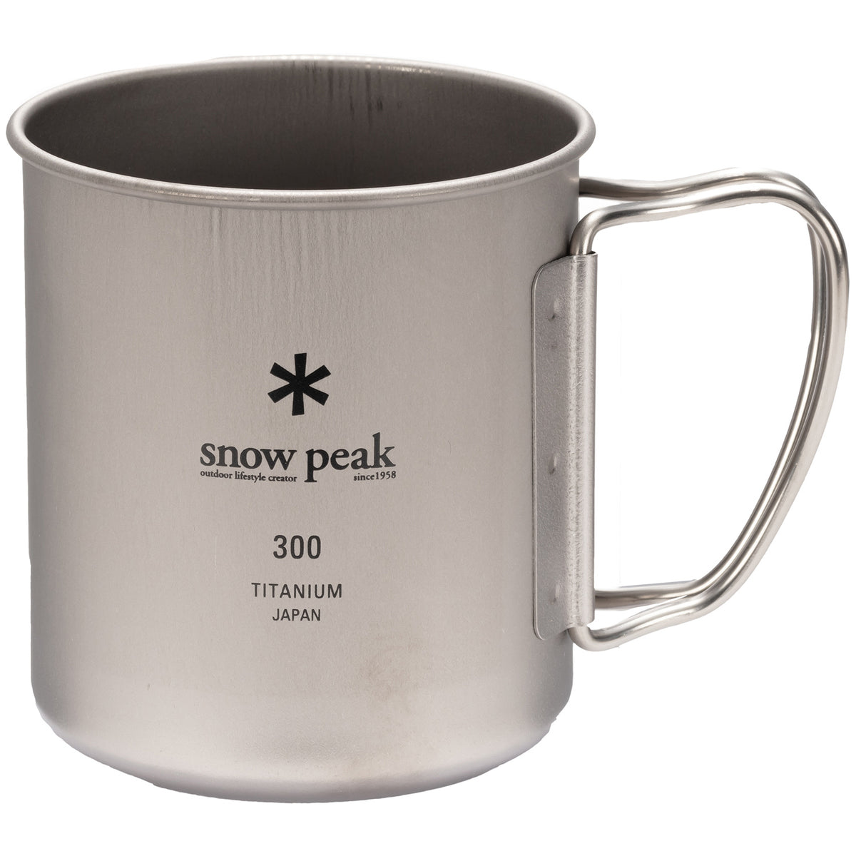 Snow Peak 300ml Titanium Single-Wall Cup Titanium