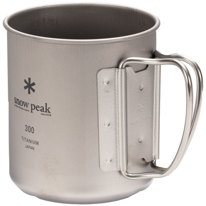 Snow Peak 300ml Titanium Single-Wall Cup Titanium