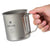 Snow Peak 450ml Titanium Single-Walled Mug Titanium