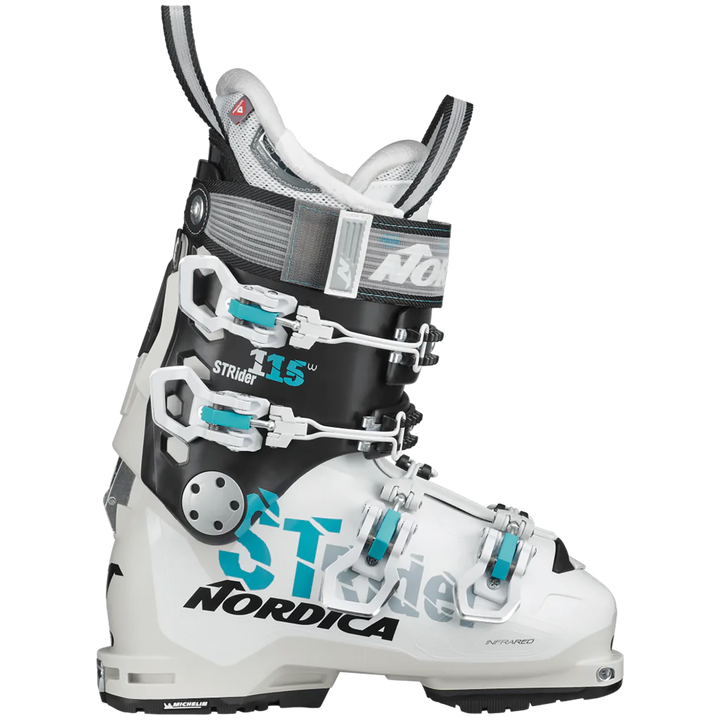 Nordica Strider 115 W Alpine Touring Ski Boots - Women's 2021 White/Black/Light Blue