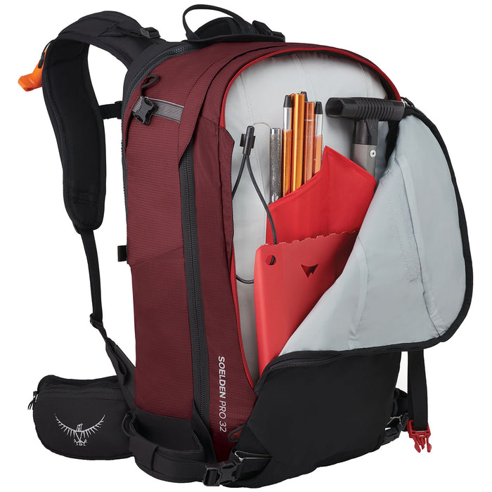 Osprey Soelden Pro Avy 32 Backpack Red Mountain