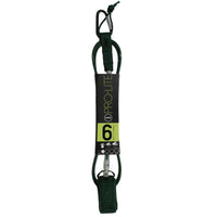 Pro-Lite 6' Comp Surfboard Leash Forest Green::Forest Green