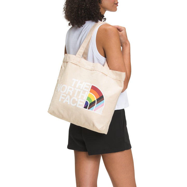 The North Face Pride Tote TNF White Half Dome Pride Print