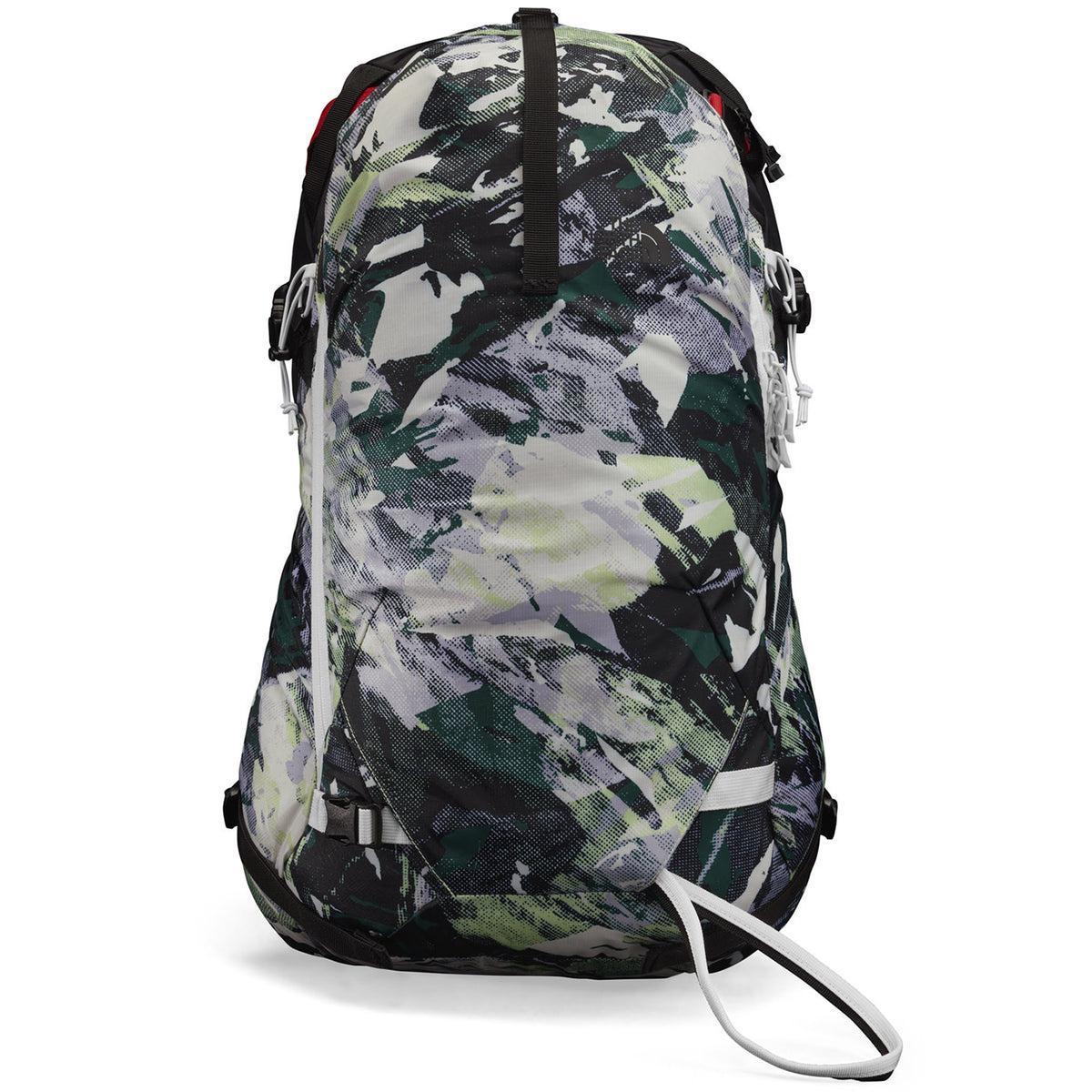 The North Face Snomad 34 Backpack Patina Green Summit Mountainscape Print/TNF Black