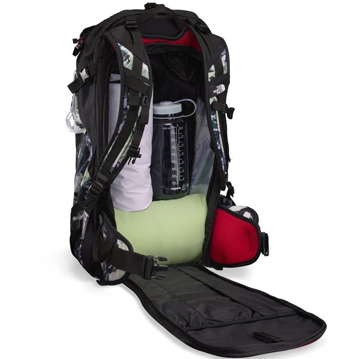 The North Face Snomad 34 Backpack Patina Green Summit Mountainscape Print/TNF Black