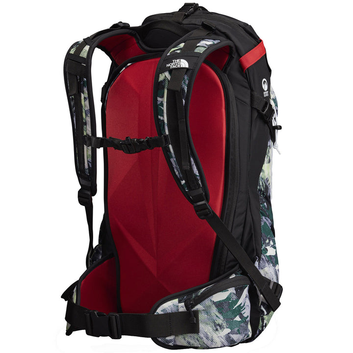 The North Face Snomad 34 Backpack Patina Green Summit Mountainscape Print/TNF Black