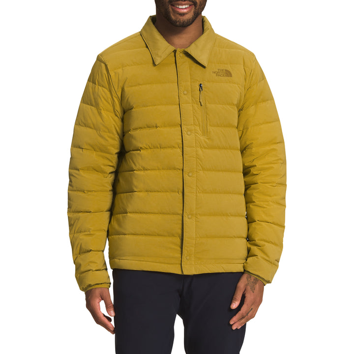 The North Face Belleview Stretch Down Shacket - Men's Mineral Gold
