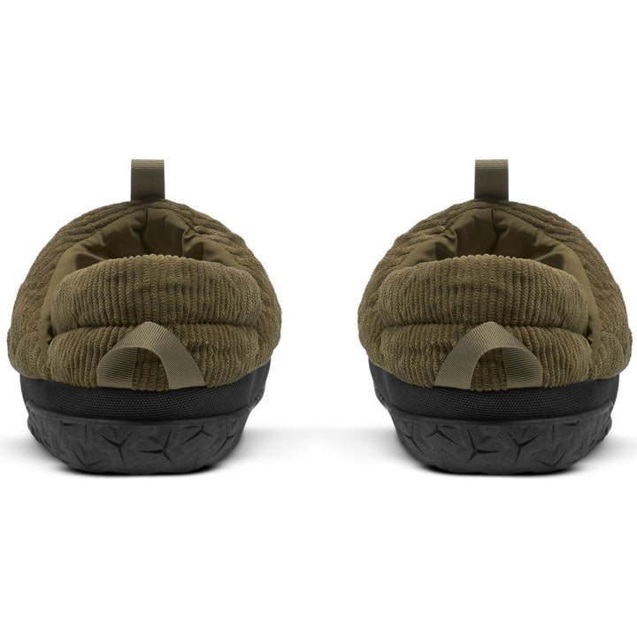 The North Face Nuptse Mule Corduroy Slippers - Men's Military Olive/TNF Black