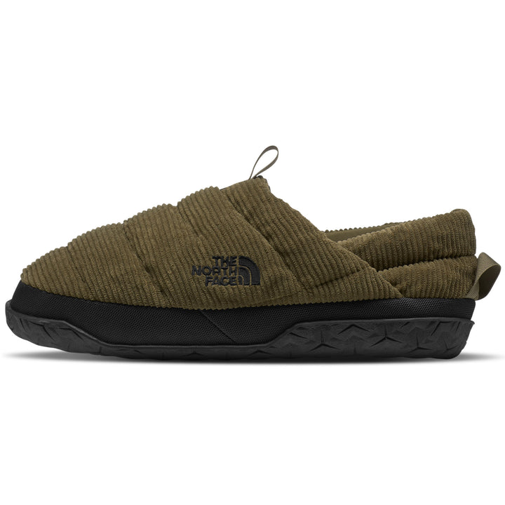 The North Face Nuptse Mule Corduroy Slippers - Men's Military Olive/TNF Black