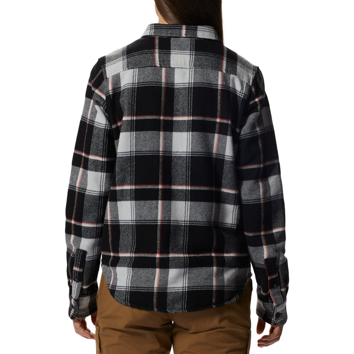 Mountain Hardwear Plusher™ Long-Sleeve Shirt - Women's Black Tartan Plaid