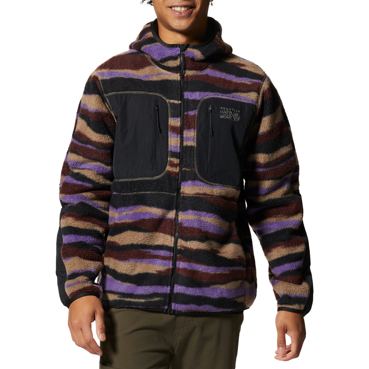 Mountain Hardwear HiCamp™ Fleece Hoodie - Men's Trail Dust Landscape