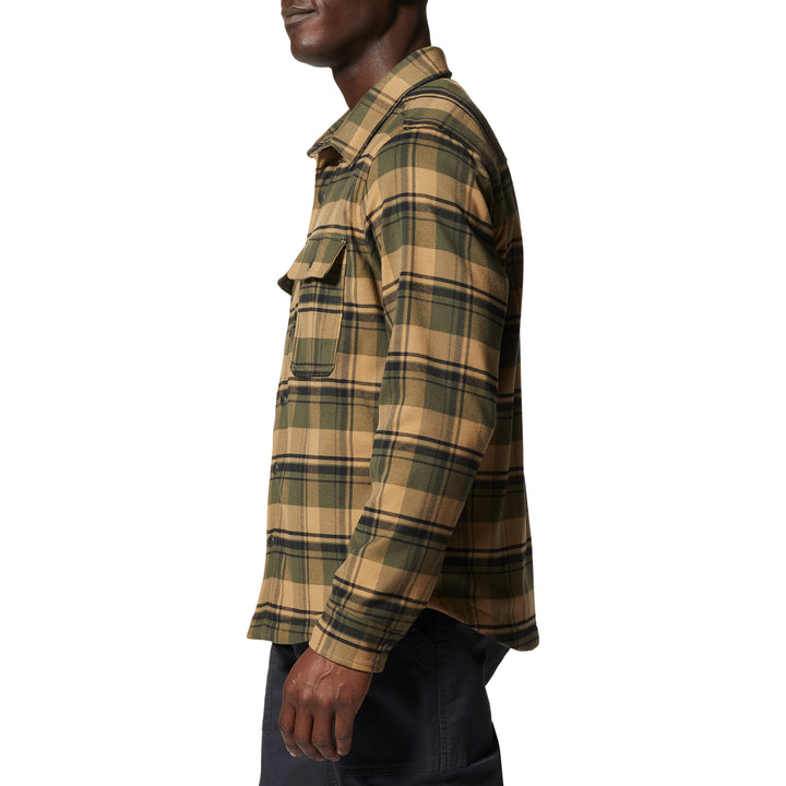 Mountain Hardwear Outpost™ Long Sleeve Lined Shirt - Men's Sandstorm Hot Spring Plaid