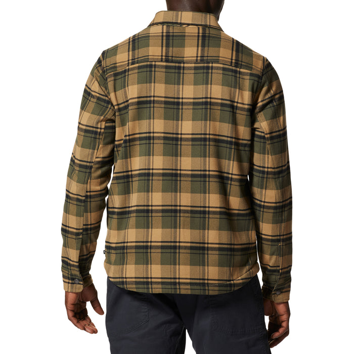 Mountain Hardwear Outpost™ Long Sleeve Lined Shirt - Men's Sandstorm Hot Spring Plaid