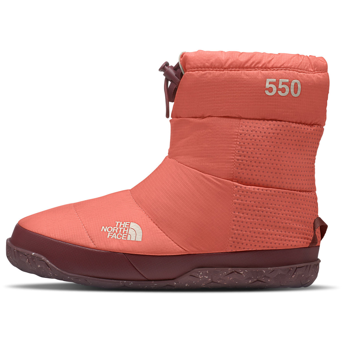 The North Face Nuptse Apres Booties - Women's Coral Sunrise/Wild Ginger