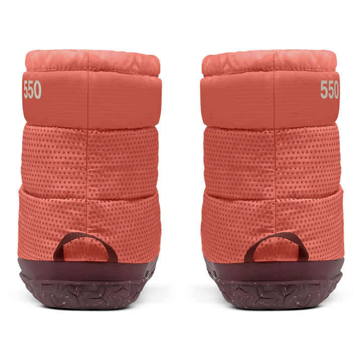 The North Face Nuptse Apres Booties - Women's Coral Sunrise/Wild Ginger