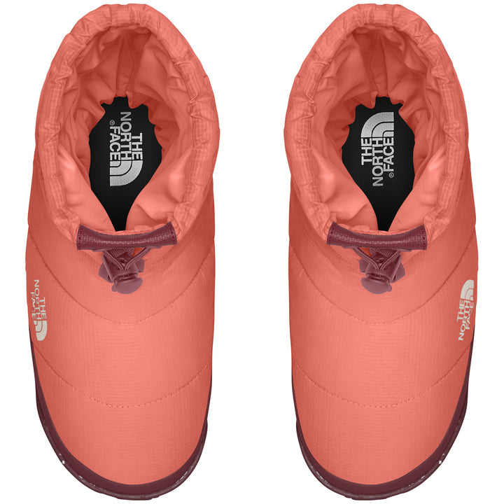 The North Face Nuptse Apres Booties - Women's Coral Sunrise/Wild Ginger