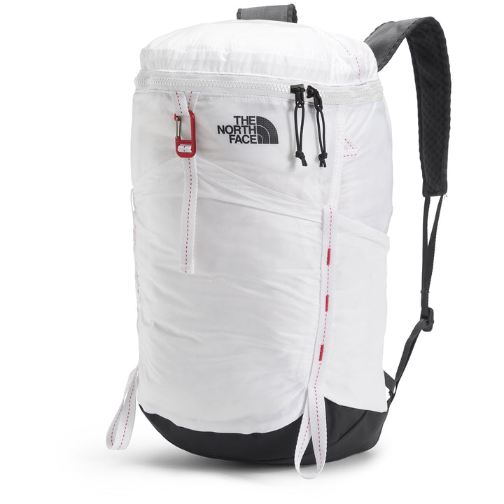 The North Face Flyweight Daypack TNF White/Asphalt Grey/TNF Red