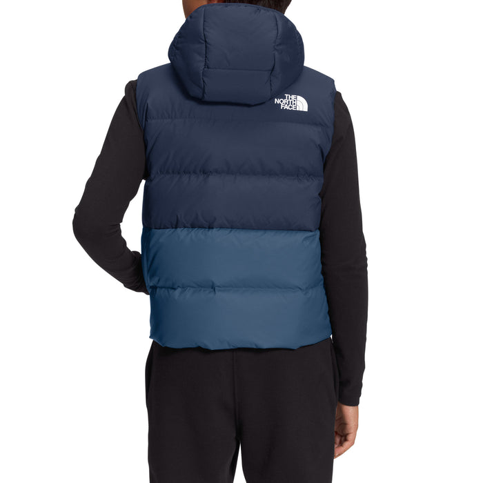 The North Face Reversible North Down Hooded Vest - Boys' Summit Navy