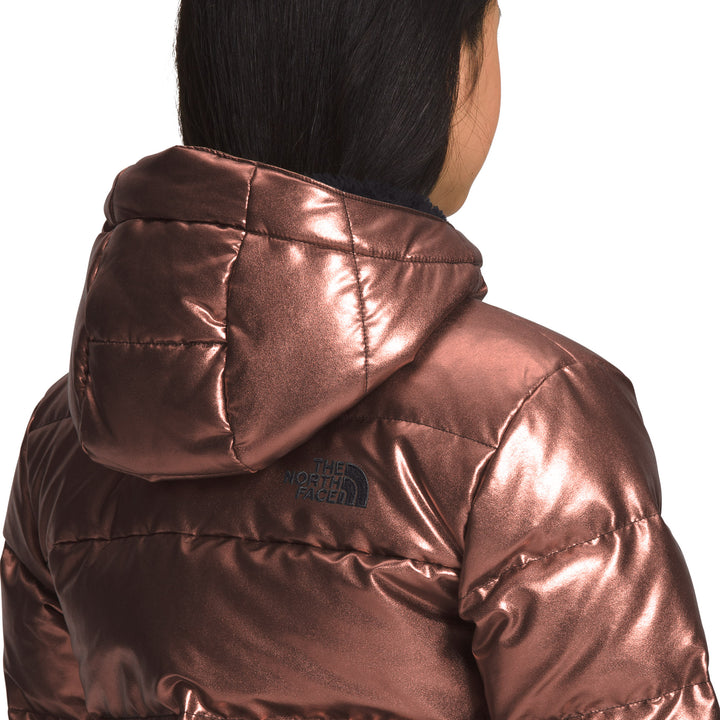 The North Face North Down Long Parka - Girls' Dark Oak Metallic