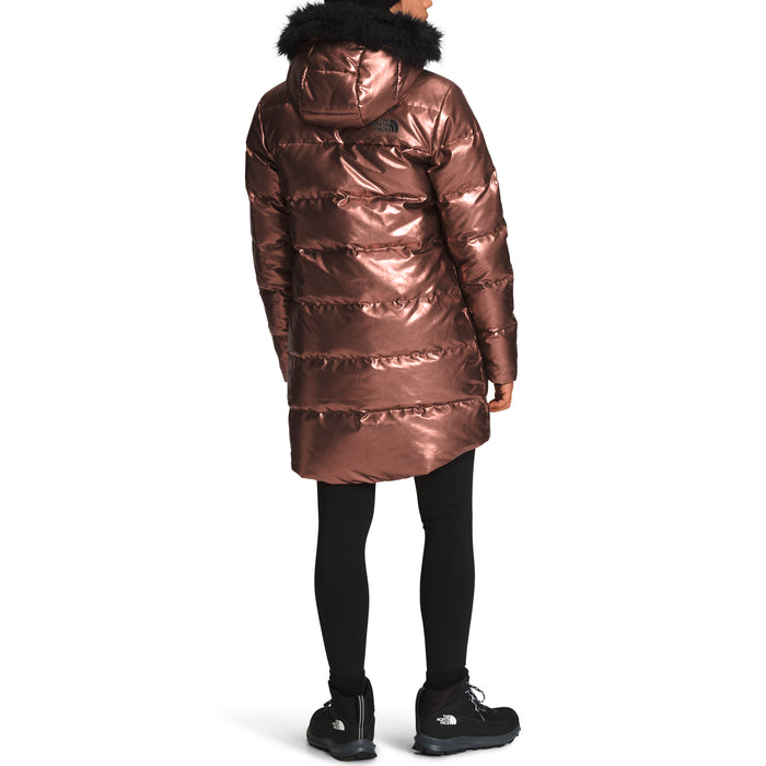 The North Face North Down Long Parka - Girls' Dark Oak Metallic