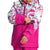 The North Face Freedom Insulated Jacket - Toddlers' Peak Purple Terrain Multi-Print