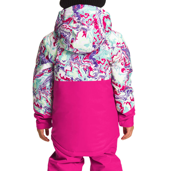 The North Face Freedom Insulated Jacket - Toddlers' Peak Purple Terrain Multi-Print