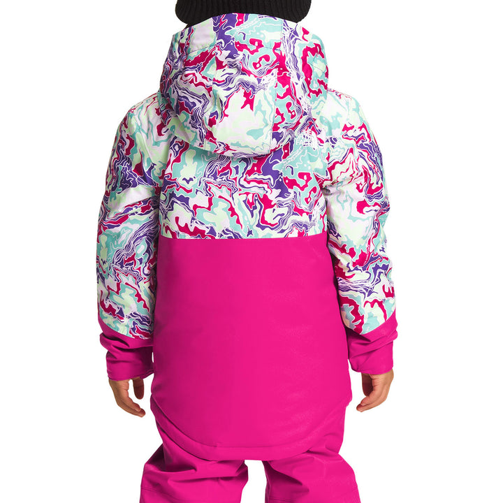 The North Face Freedom Insulated Jacket - Toddlers' Peak Purple Terrain Multi-Print