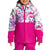 The North Face Freedom Insulated Jacket - Toddlers' Peak Purple Terrain Multi-Print