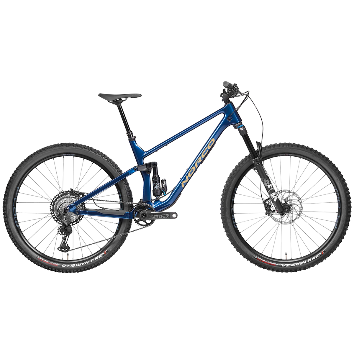 Norco Optic C2 Shimano Complete Mountain Bike 2022 Blue/Copper